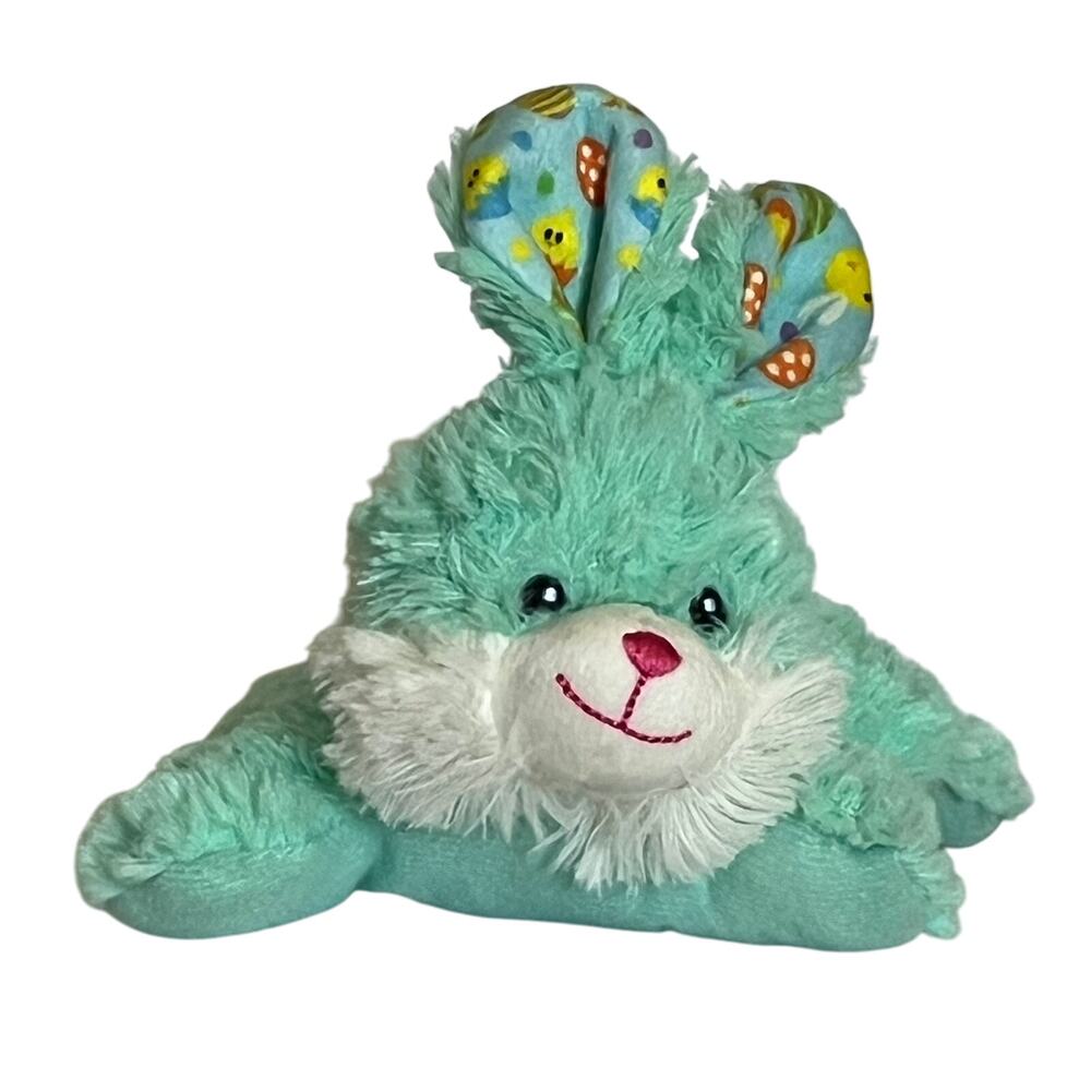 Easter Themed Lounging Blue Bunny Plush Small